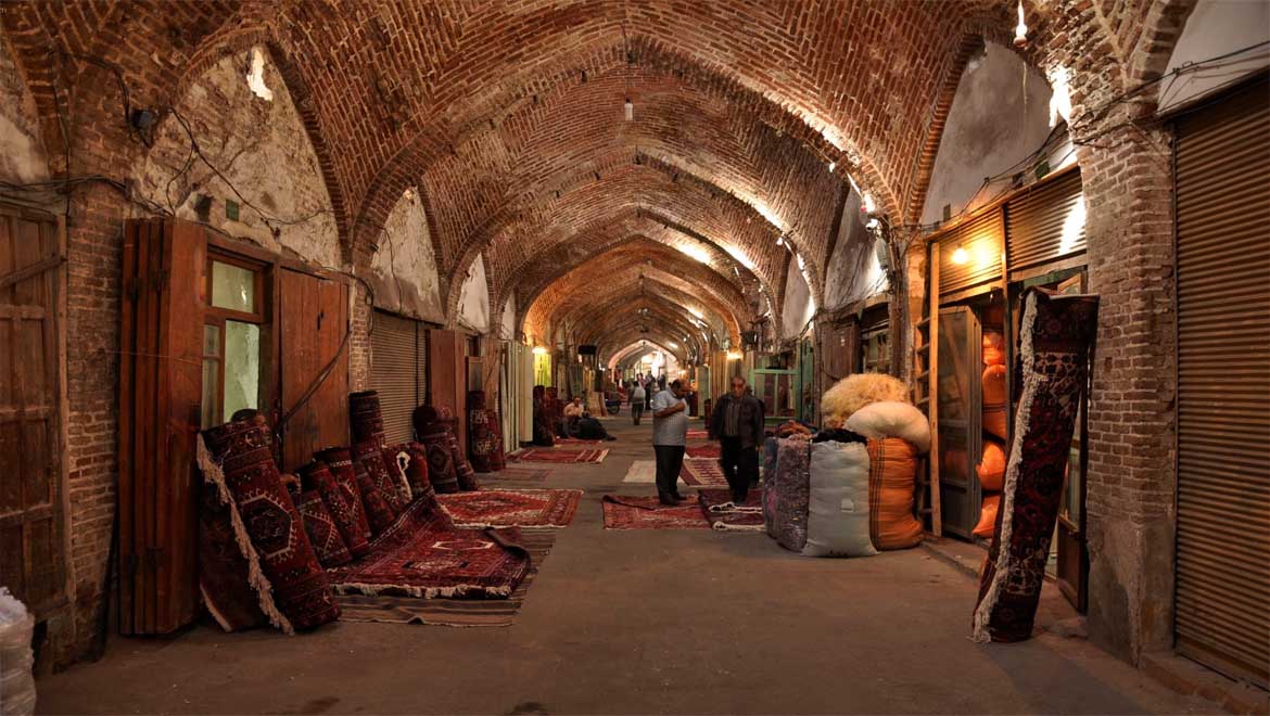 Ardabil traditional bazaar